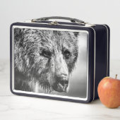 Lunch Box Portrait d'ours grizzli (En situation)