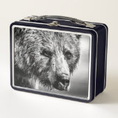 Lunch Box Portrait d'ours grizzli (Devant)