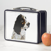Lunch Box Portrait pour animal de compagnie Springer Spanig  (En situation)