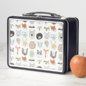 Lunch Box Portraits animaux mignons amicaux des visages | (En situation)