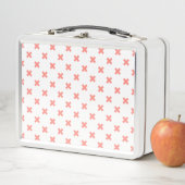 Lunch Box Poser les points de croix sur blanc (En situation)