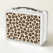 Lunch Box Poster de animal, Léopard Brown, Spots de guépard, (Dos)