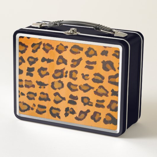 Lunch Box Poster de animal moderne tendance, chic et peint à (Devant)