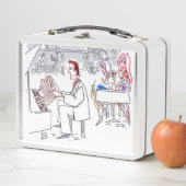 Lunch Box Poubelle blanche Doigts (En situation)