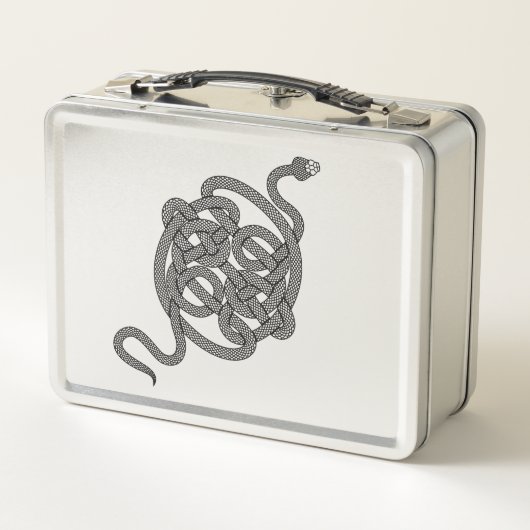 Lunch Box Poubelle en métal [noir] (Dos)