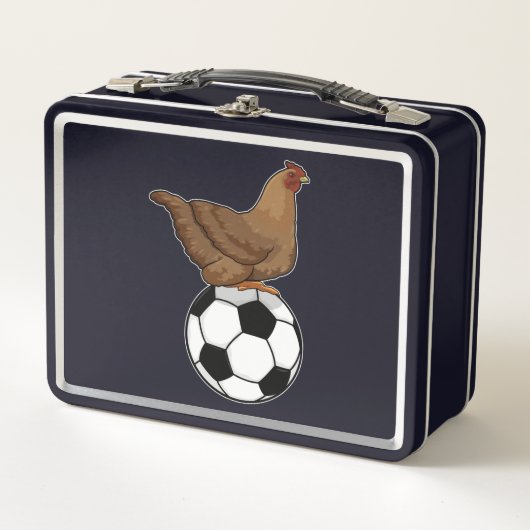 Lunch Box Poulet aux sports de football (Devant)