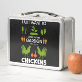 Lunch Box Poulets Et Jardinage (En situation)