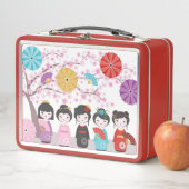 Lunch Box Poupées japonaises Kokeshi (En situation)