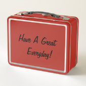 Lunch Box pour égayer votre journée (Dos)