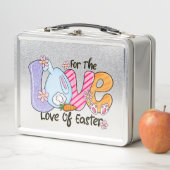 Lunch Box Pour l'Amour de Pâques - Mignons lapins et oeufs (En situation)