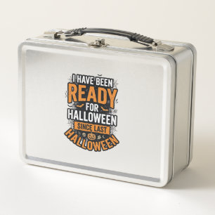 Lunch Box Prêt pour Halloween Vintage Chemise Épouvante Desi