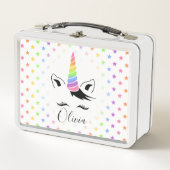 Lunch Box Pretty Pastel Unicorn (Devant)