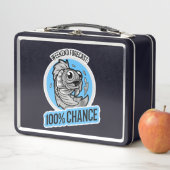 Lunch Box Prévisions de week-end 100% de chance T-Shirt (En situation)