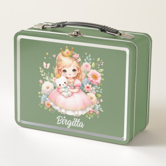 Lunch Box Princesse et ours (Devant)