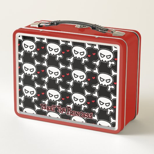 Lunch Box Princesse Skull&Cross Bones (Dos)