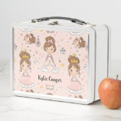 Lunch Box Princesses & Coeurs Pastels doux Enfants (En situation)