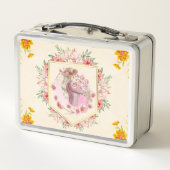 Lunch Box Printemps Blooms Lady Art Imprimer (Dos)