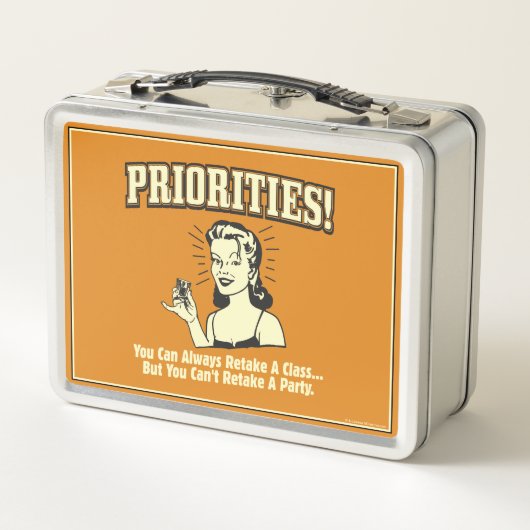 Lunch Box Priorités : Vous pouvez toujours réintégrer une cl (Dos)