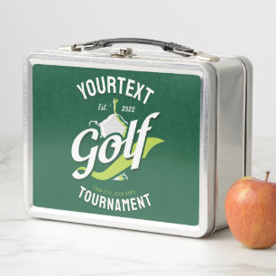 Lunch Box Pro Golfer NAME Golf Trophée Tournoi de golf