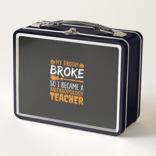 Lunch Box Professeur d'anthropologie Balai Cassé Design Hall (Devant)
