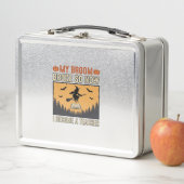 Lunch Box Professeur Halloween Balai Cassa Conception Vintag (En situation)