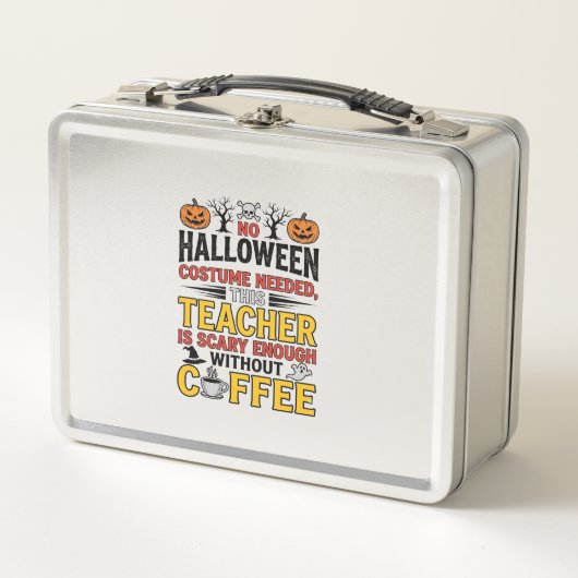 Lunch Box Professeur Halloween Pas de Costume Nécessaire Drô (Devant)