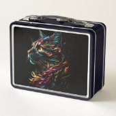 Lunch Box Profil de félin majestueux (Dos)