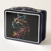Lunch Box Profil de félin majestueux (Devant)