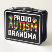 Lunch Box Proud Autism Grandma Awareness Autistic Family (Devant)