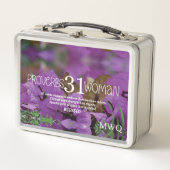 Lunch Box PROVERBS 31 WOMAN Inspirational Christian Quote  (Devant)