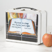 Lunch Box Psaume 119:105 Verse de la Bible (En situation)