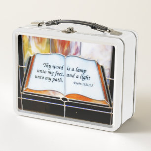Lunch Box Psaume 119:105 Verse de la Bible