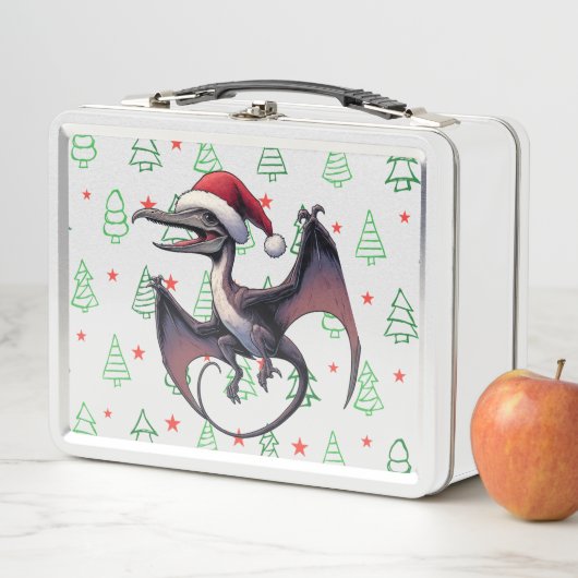 Lunch Box Pterodactyle de Noël (En situation)