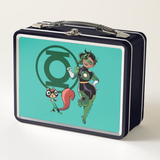 Lunch Box Puce et Lanterne verte (Devant)