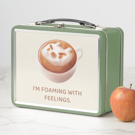 Lunch Box Pun café : Iron T mousse avec l'art des sentiments (En situation)
