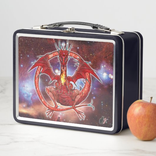 Lunch Box Pyrope Dragon Cosmique (En situation)