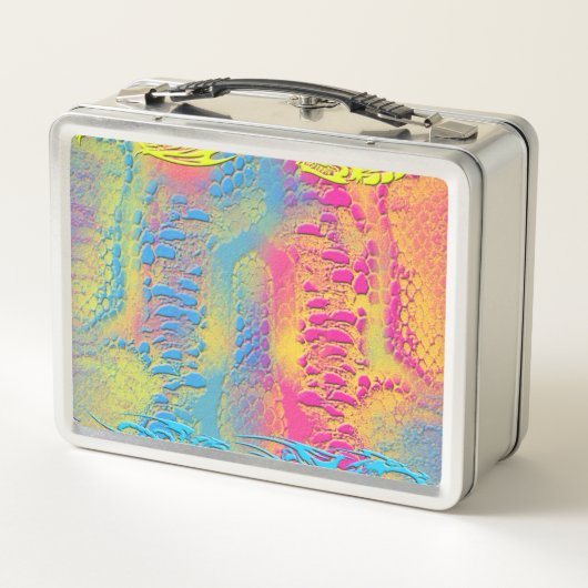 Lunch Box PYTHON - moderne fractale décorative - (Dos)