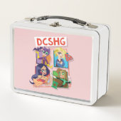 Lunch Box Quartet Filles DC Super Hero (Devant)