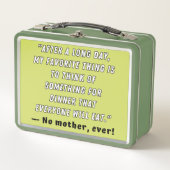 Lunch Box Quelque chose pour le dîner que tout le monde mang (Devant)