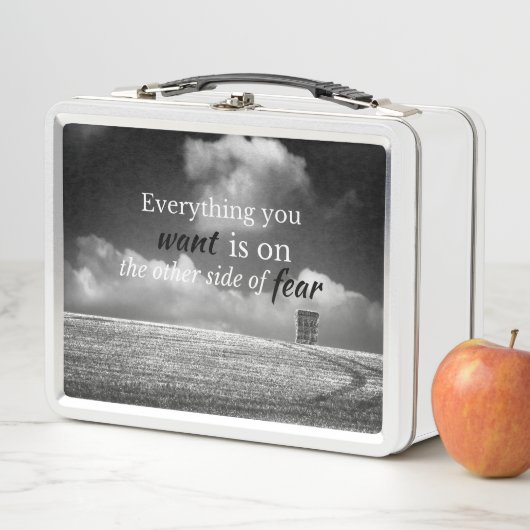 Lunch Box Quota motivationnel: Everything you want is on... (En situation)