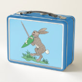 Lunch Box Rabbit de guerrier médiéval (Dos)