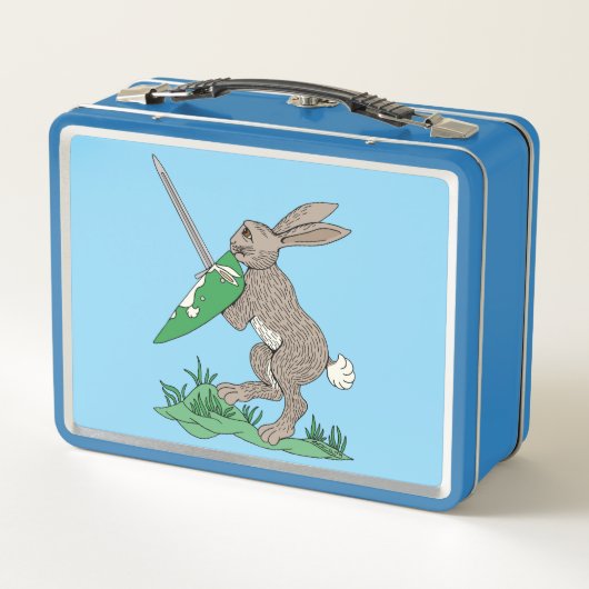 Lunch Box Rabbit de guerrier médiéval (Dos)