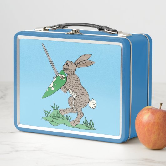 Lunch Box Rabbit de guerrier médiéval (En situation)