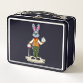 Lunch Box Rabbit en Gentleman avec canne (Devant)