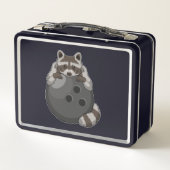 Lunch Box Raccoon à Bowling avec Bowling (Dos)