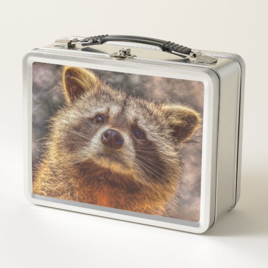 Lunch Box Raccoon peint (Devant)