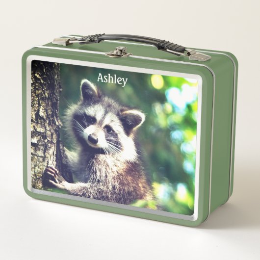 Lunch Box Raccoon sauvage dans la jungle (Devant)
