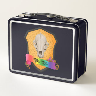 Lunch Box Rainbow Bite Me Badger Crâne