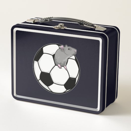 Lunch Box Rat avec balle de football (Devant)