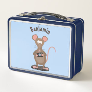Lunch Box Rat drôle avec dessin animé de la caméra